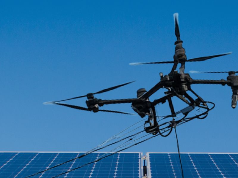 Čišćenje solarnih panela dronom: bespilotna tehnologija koja povećava učinkovitost i štedi resurse